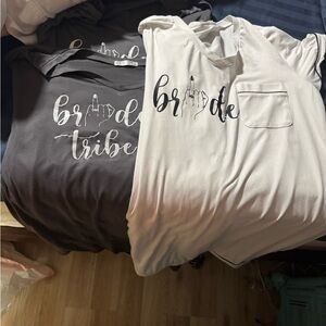 Bride and Bride Tribe T-Shirts